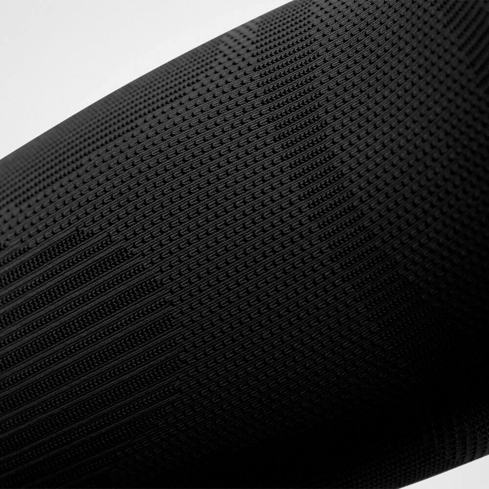Detailed view of the Black Sportsleeves for the elbow