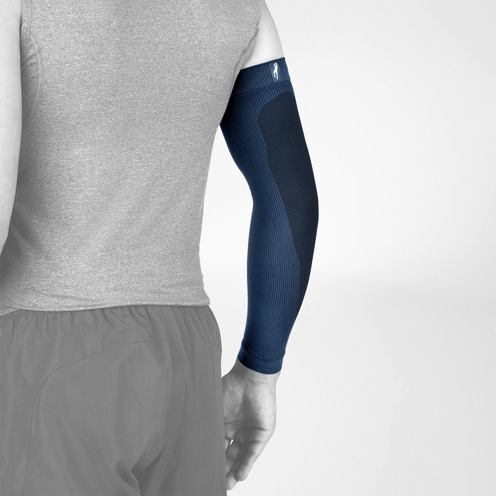 Back side view arm Sleeve Dirk Nowitzki Edition on the stylized gray body