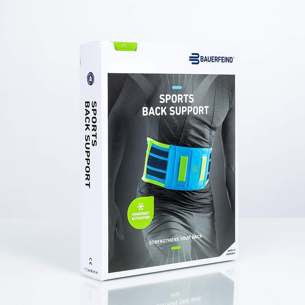Packaging of the Sports Back Support