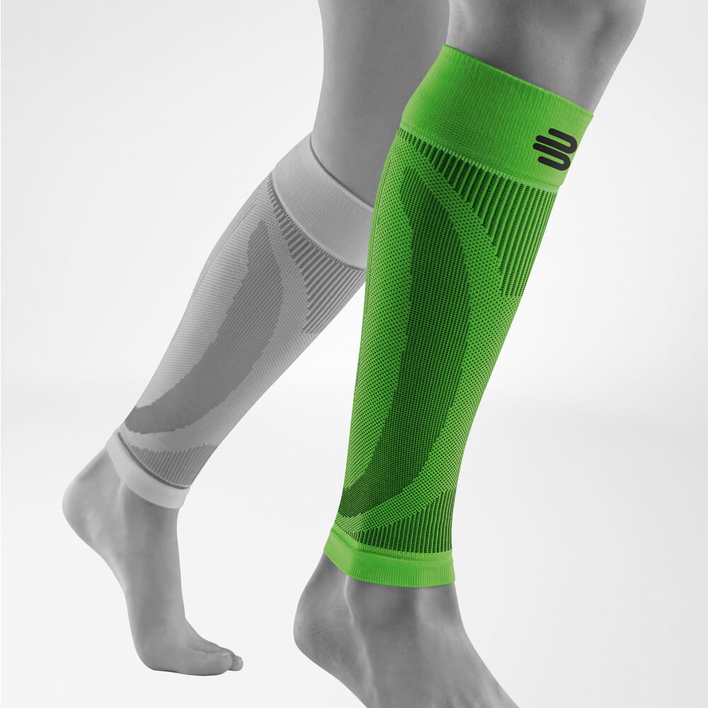 Compression calf sleeves for sports