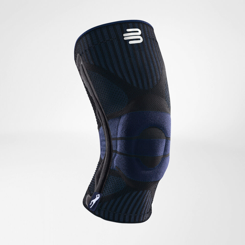 Complete view of the black knee band for Sport Dirk Nowitzki Edition