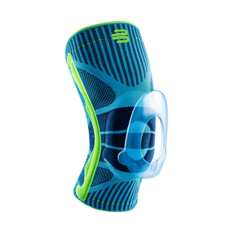 Knee support with model of the incorporated Pelotte in 3D