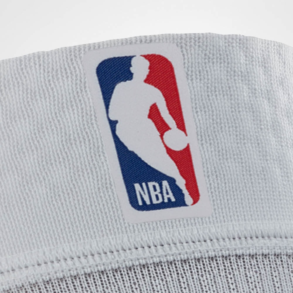 Focus NBA Logo on the white knee Sleeve NBA